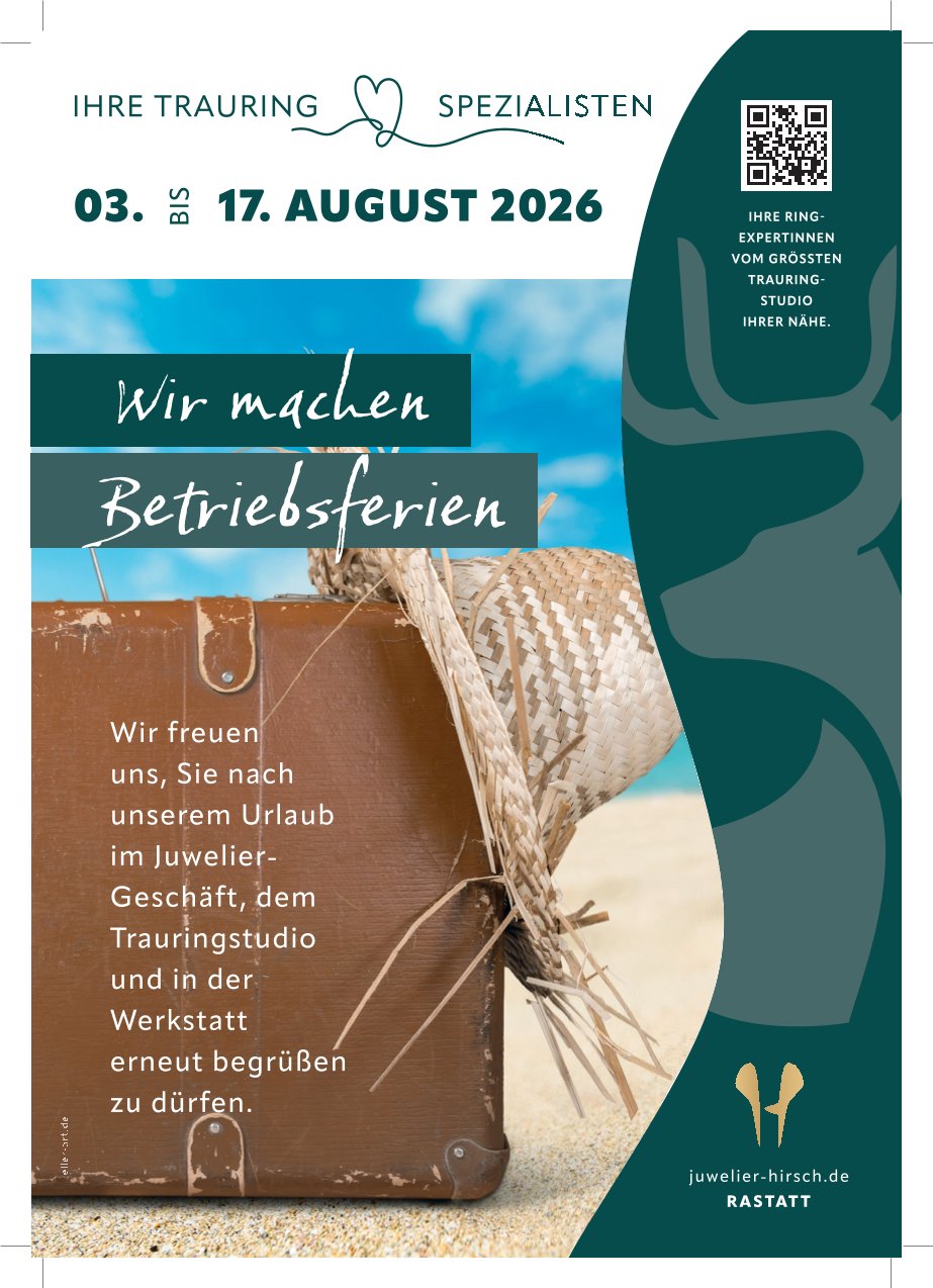 Betriebsferien